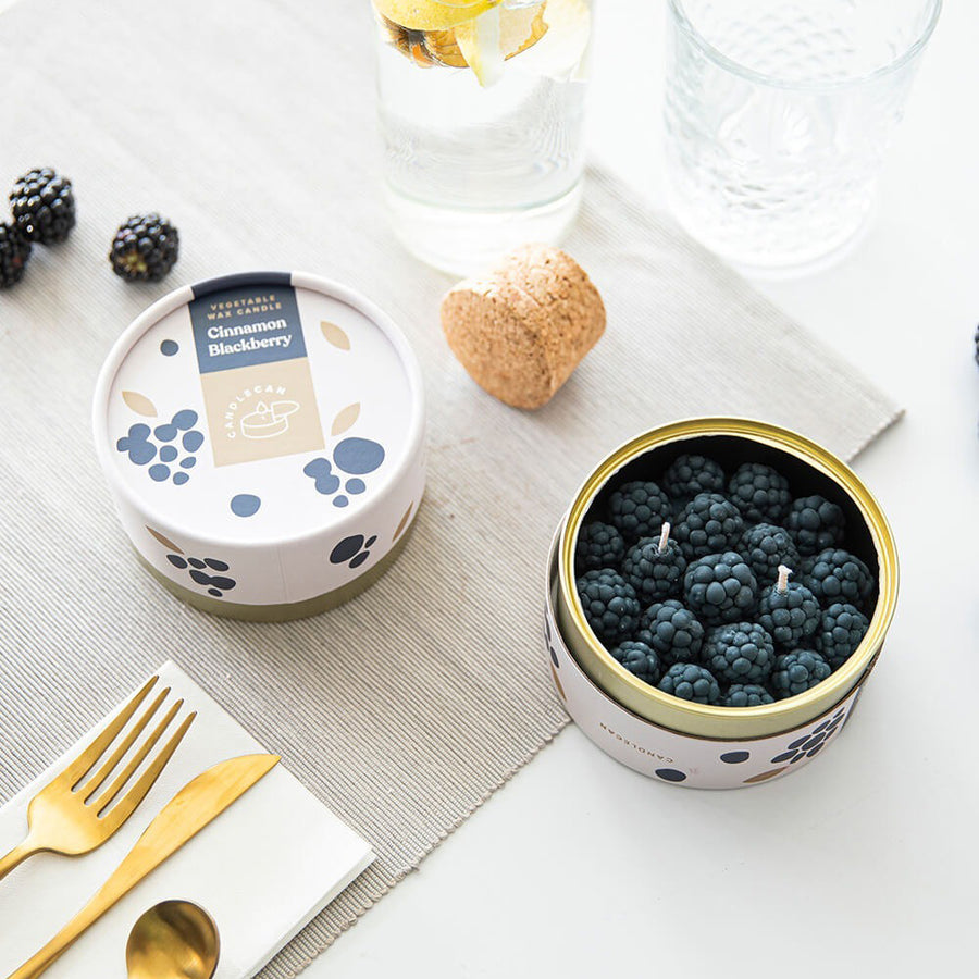 CANDLECAN CINNAMON BLACKBERRY