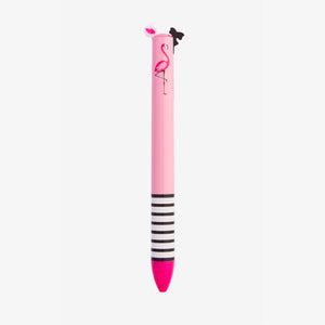 CLICK & CLACK TWO COLOR PEN - FENICOTTERO