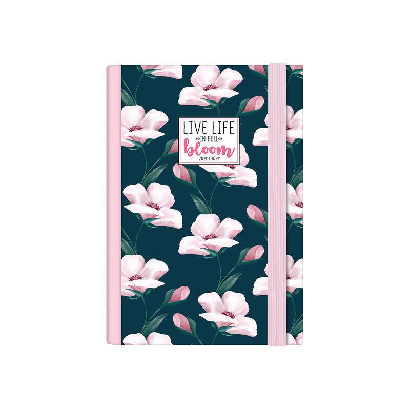 AGENDA 12 MESI GIORNALIERA SMALL - 2021 - FLOWERS