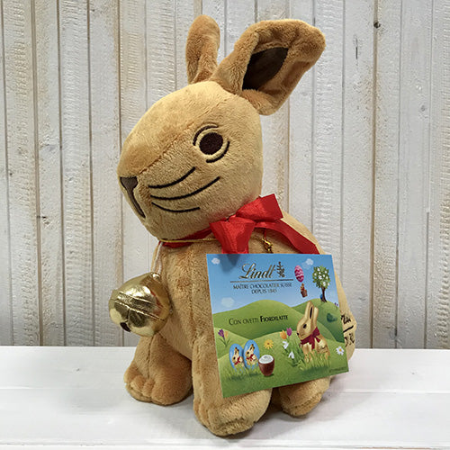 GOLD BUNNY PELUCHES CON OVETTI PASQUA LINDT