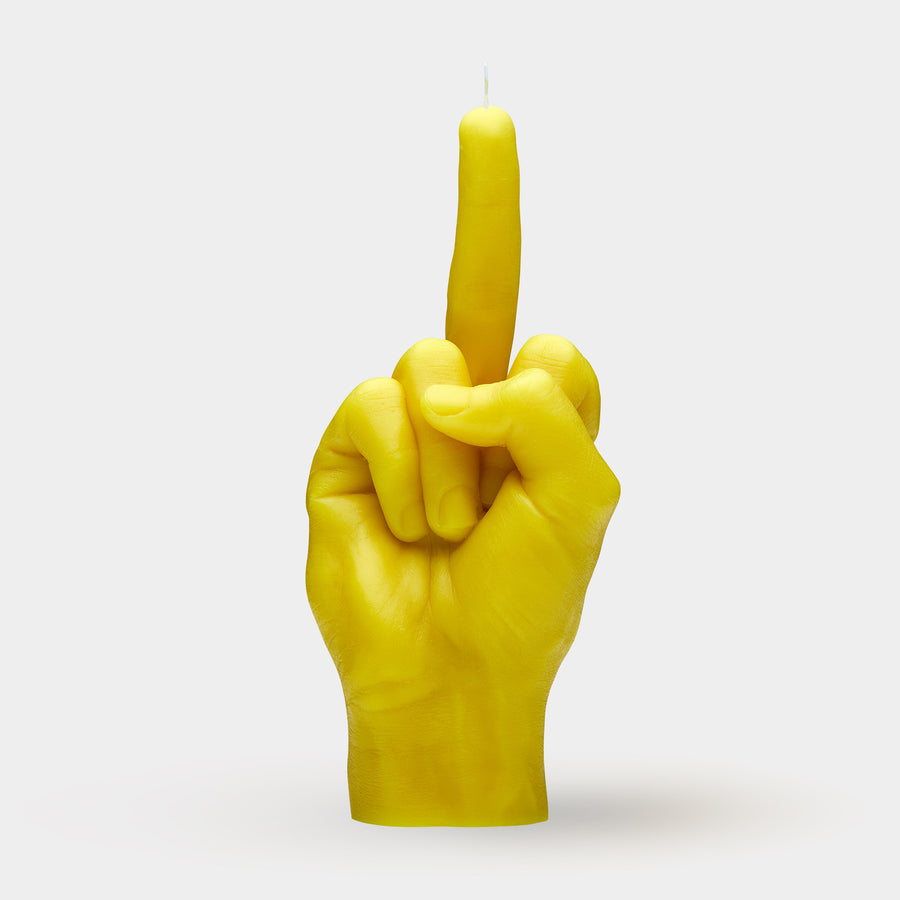 F*CK YOU CANDLE HAND - YELLOW
