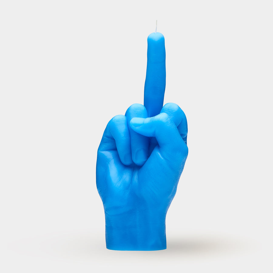 F*CK YOU CANDLE HAND - BLUE