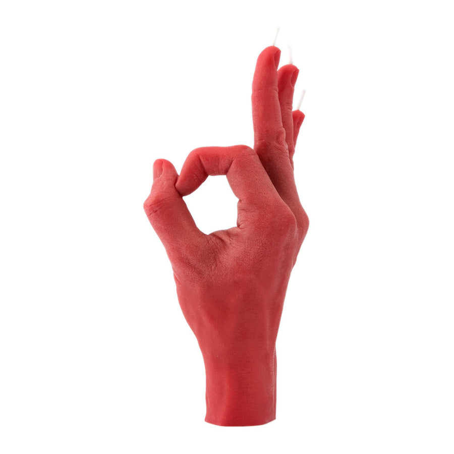 OK CANDLEHAND - RED