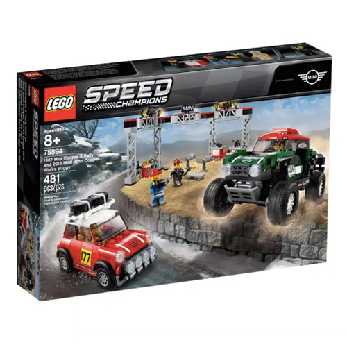 MINI COOPER S RALLY ND MINI JOHN COOPER WORK BUGGY LEGO SPEED CHAMPIONS 75894