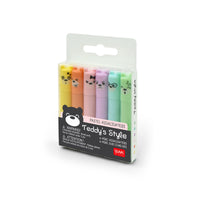 MINI EVIDENZIATORI TEDDY'S STYLE PASTEL
