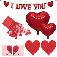 kit decorazione serata romantica - love is in the air