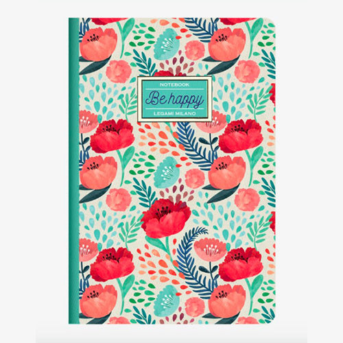 QUADERNO MEDIUM A5 LINED FLOWER
