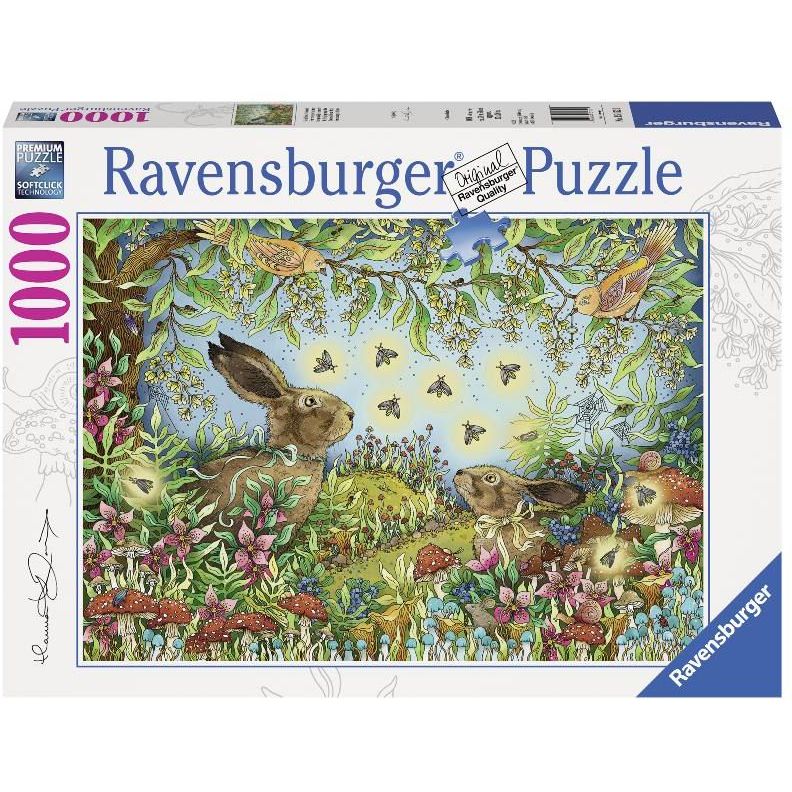 Puzzle 1000 pezzi Ravensburger - Bosco Magico di Notte 