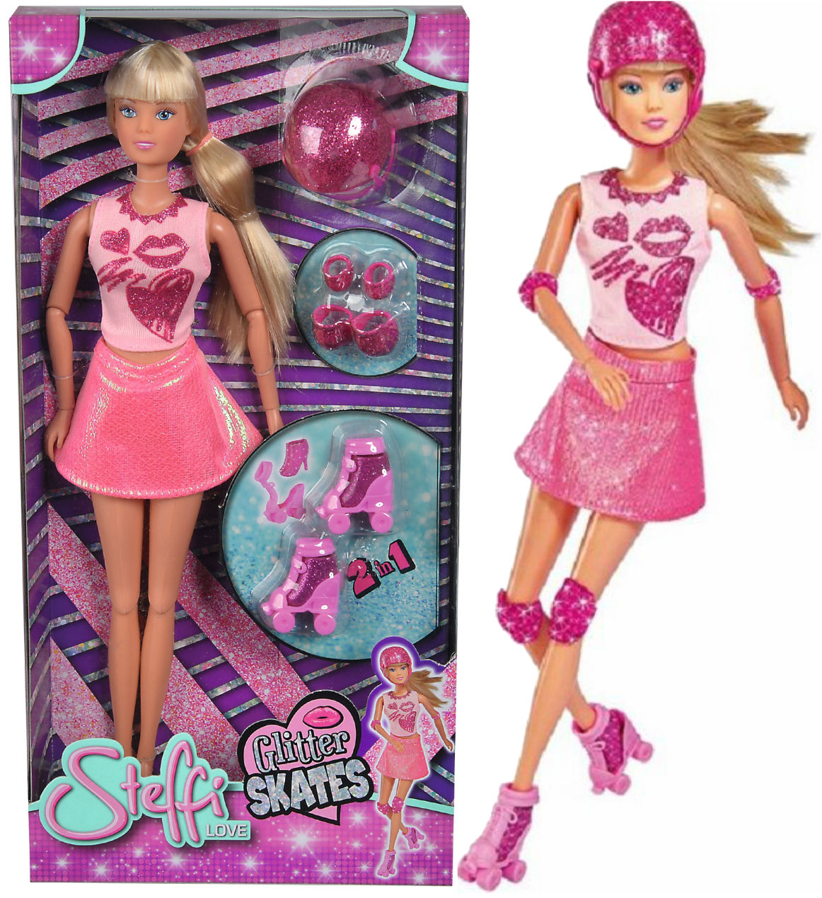 STEFFI LOVE GLITTER SKATES