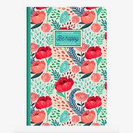 QUADERNO MEDIUM A5 SQUARED FLOWER