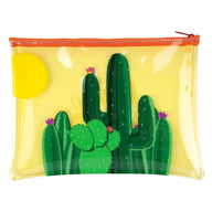 SEE THRU POUCH CACTUS - BUSTA ZIP CACTUS