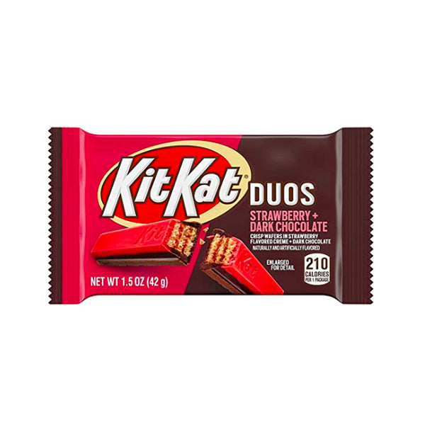 KITKAT DUOS STRAWBERRY + DARK CHOCOLATE