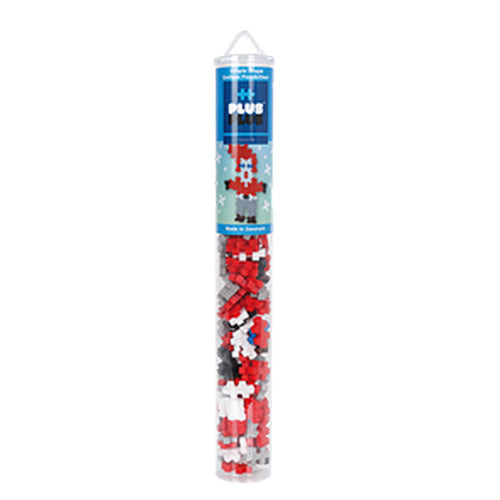 PLUS PLUS 100PZ - TUBO MINI BABBO NATALE