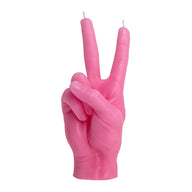 PEACE CANDLEHAND - PINK