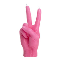 PEACE CANDLEHAND - PINK