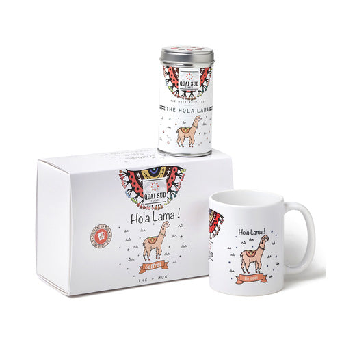 BOX MUG + THE' - HOLA LAMA!