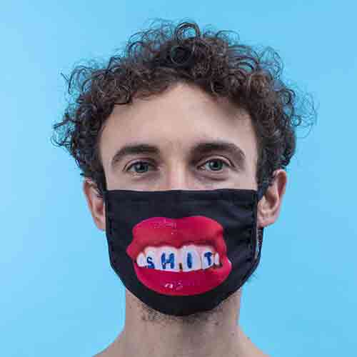 FACEMASK SELETTI SHIT BLACK M-L