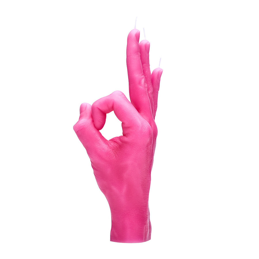 OK CANDLEHAND - PINK