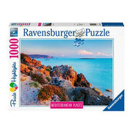 Puzzle 1000pz Ravensburger - Serie Highlights Grecia Mediterranea.