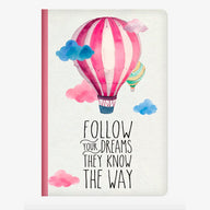 QUADERNO MEDIUM A5 LINED FOLLOW YOUR DREAM