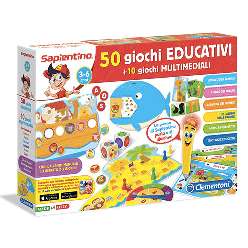 SAPIENTINO 50 GIOCHI EDUCATIVI