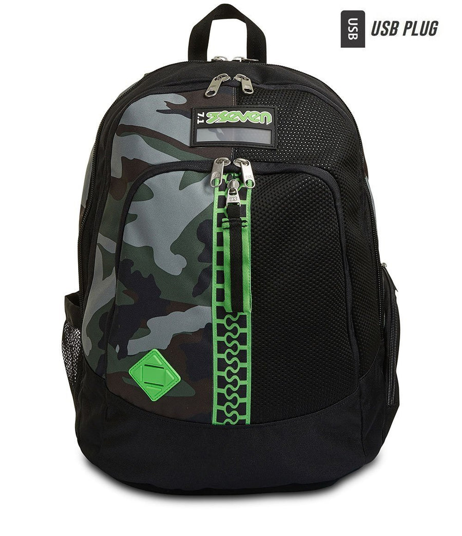 ADVANCED ZAINO SEVEN HALF BLACK FLUO GREEN