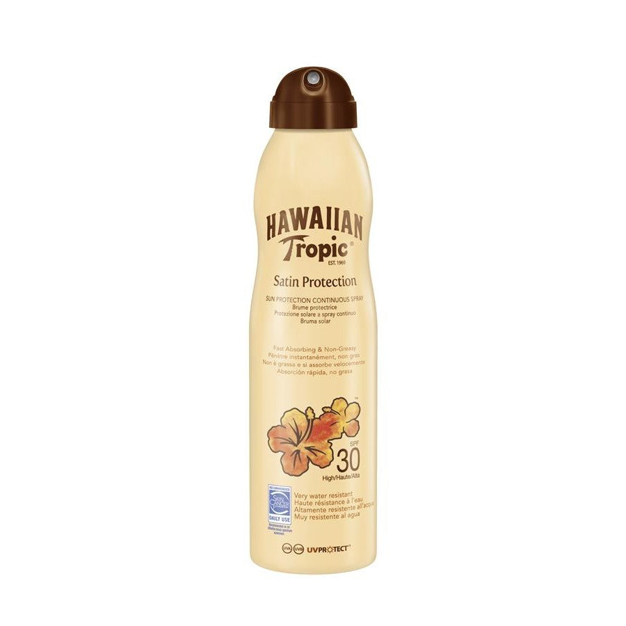 SOLARI HAWAIIAN TROPIC SATIN CAN SPRAY PROTECTION SPF 30