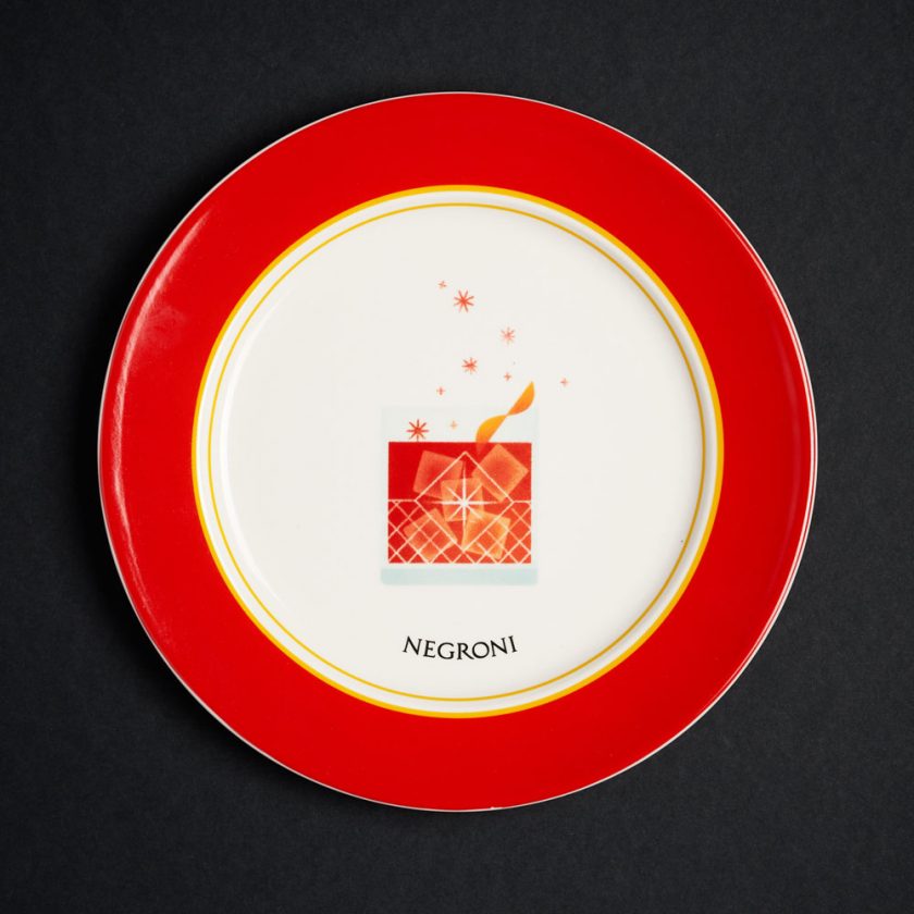 PIATTO FRUTTA NEGRONI