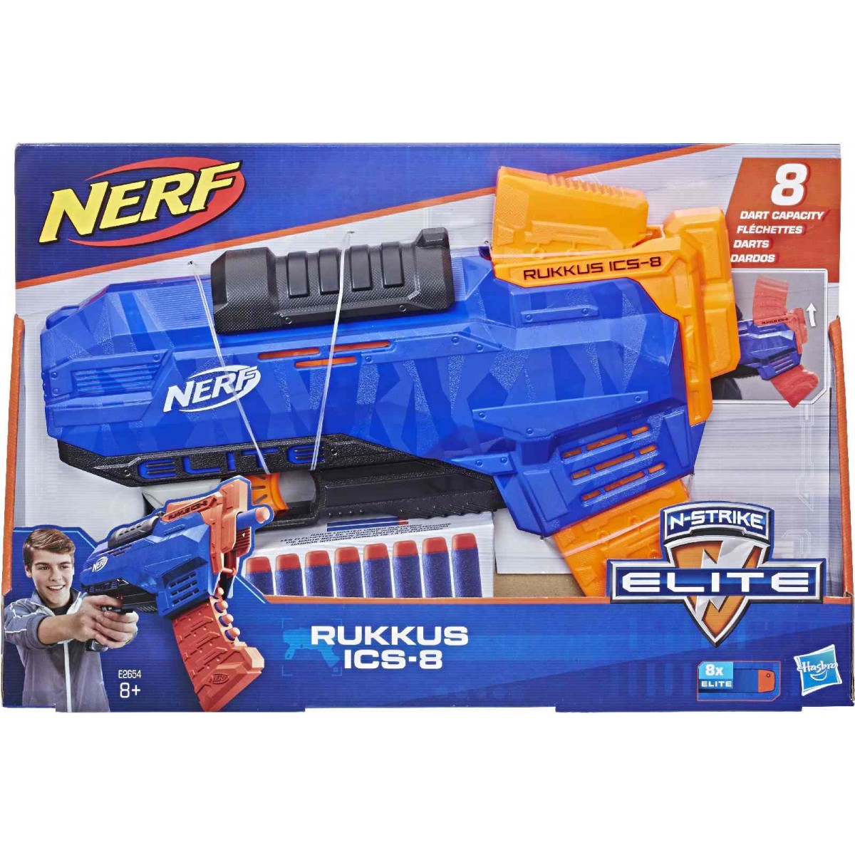 NERF RUKKUS ICS-8 N-STRIKE