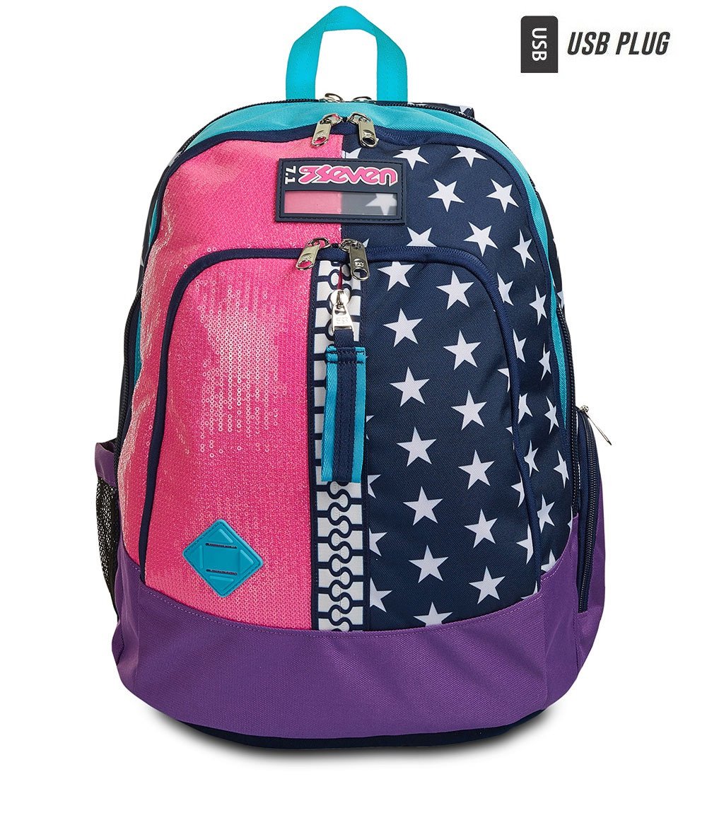 ADVANCED ZAINO SEVEN PINKING BLUE CANDY FUXIA