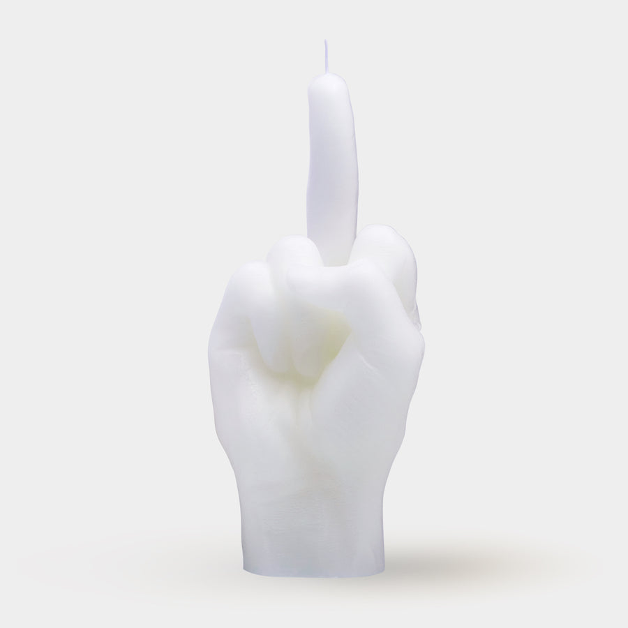 F*CK YOU CANDLE HAND - WHITE