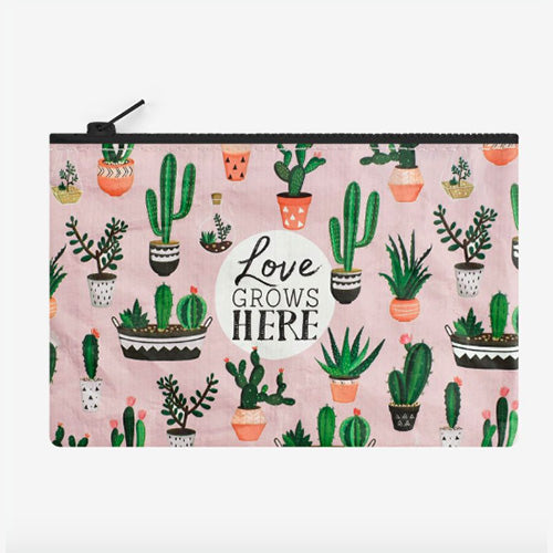 ZIPPER POUCH FUNKY COLLECTION - CACTUS