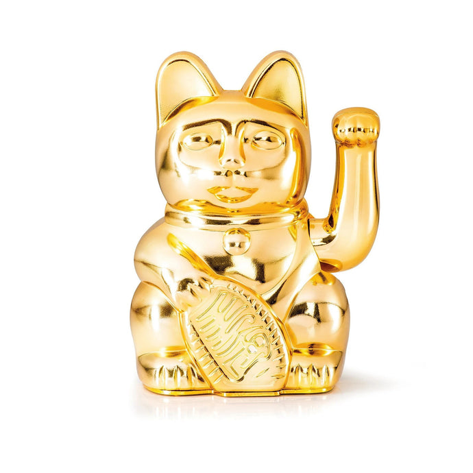 Maneki Neko Neon Glossy Gold - LUCKY CAT By D