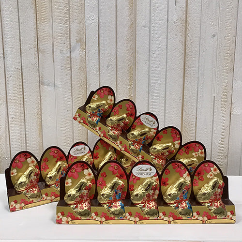 GOLD BUNNY FLOWER STICK PASQUA LINDT