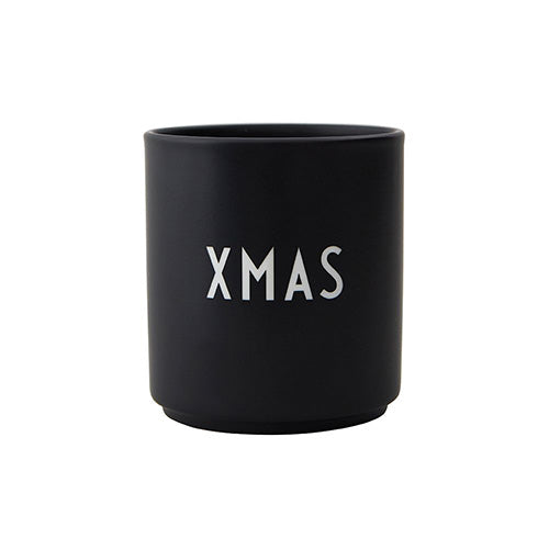 CUP XMAS - DESIGN LETTERS TAZZA EDIZIONE NATALE BLACK