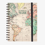 NOTEBOOK WITH SPIRAL A5 TRAVEL