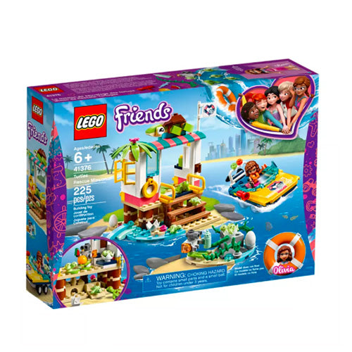 LA MISSIONE DI SOCCORSO DELLE TARTARUGHE LEGO FRIENDS 41376
