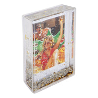 GLITTER FRAME RECTANGLE YELLOW