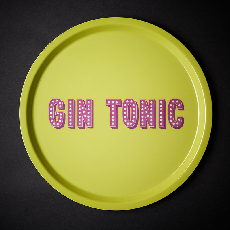 VASSOIO GIN TONIC TONDO