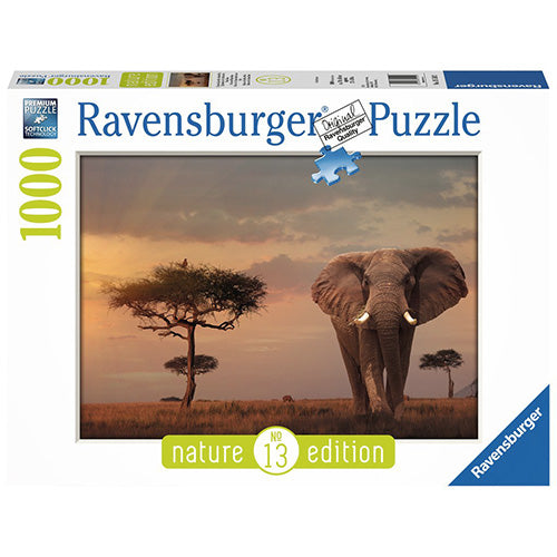 PUZZLE 1000PZ NATURE EDITION - N°13 ELEFANTE DEL MASAI MARA