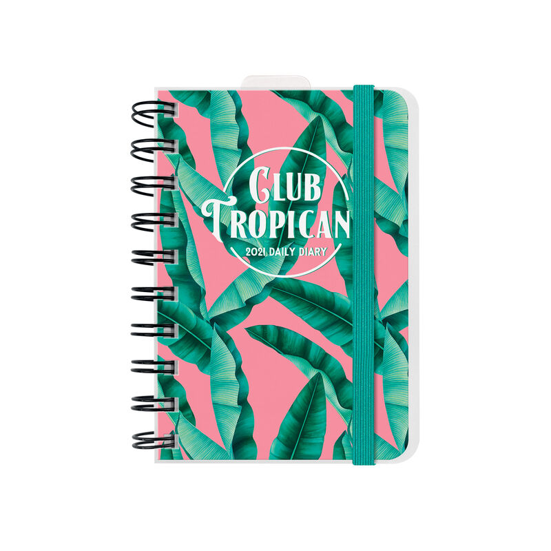 AGENDA 12 MESI GIORNALIERA SMALL SPIRALATA - 2021 - TROPICANA