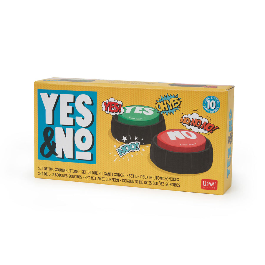YES & NO SET DI DUE PULSANTI SONORI