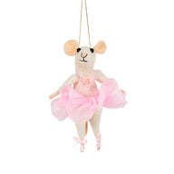 BALLERINA MOUSE FELT DECORATION