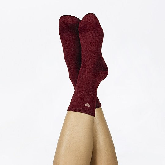 CALZE CUORE ROSSO - HEART SOCKS RED