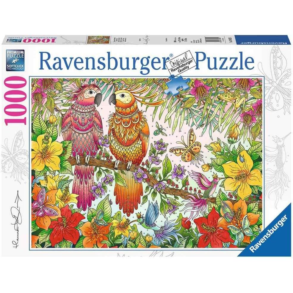 Puzzle 1000pz Ravensburger - Atmosfera Tropicale, Tropical Feeling  Dimensione: 70x50cm circa