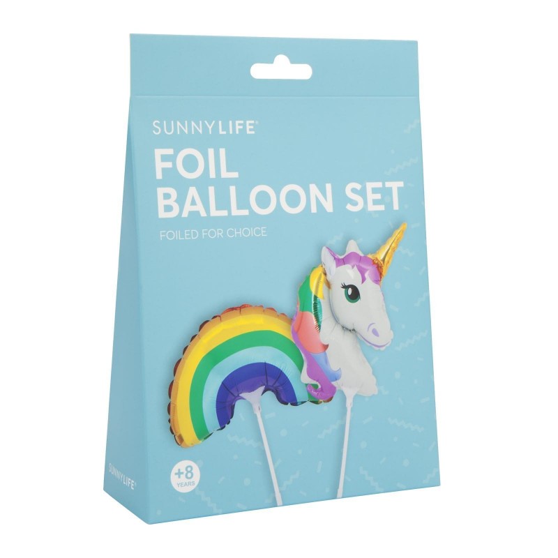 FOIL BALLOON SET UNICORN