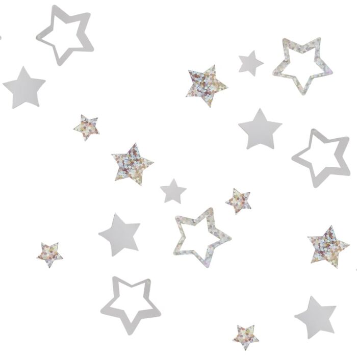 CONFETTI SILVER STAR