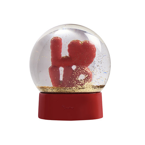 LOVE SNOW GLOBE ROSSO