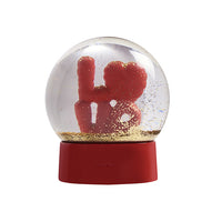 LOVE SNOW GLOBE ROSSO