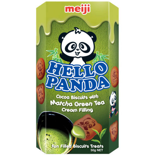 HELLO PANDA MATCHA GREEN TEA - BISCOTTI THE' VERDE JAPAN